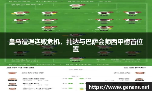 皇马遭遇连败危机，扎达与巴萨会师西甲榜首位置